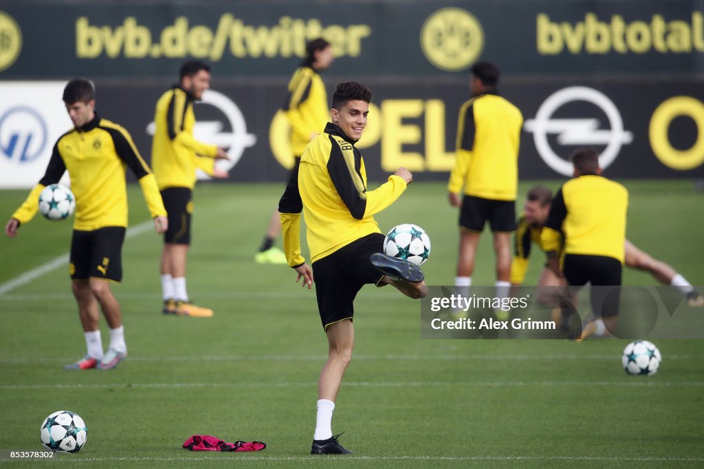 Borussia Dortmund Training And Press Conference