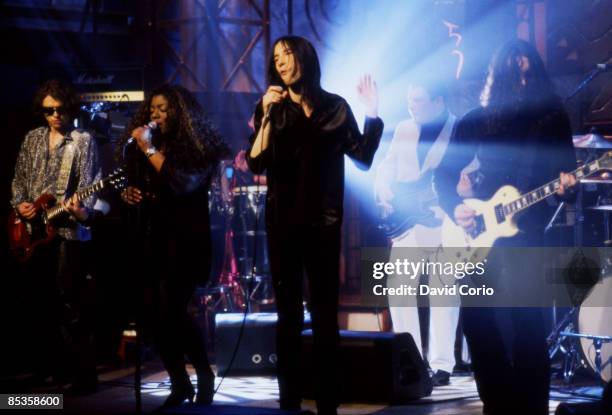 Photo of PRIMAL SCREAM; Primal Scream performing in New York 1995