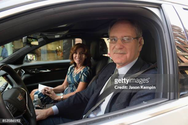 Cadillac President Johan de Nysschen and Lieutenant Governor Kathy Hochul of New York kick off first-ever hands-free drive on freeways from coast to...