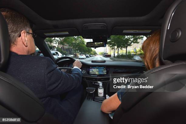 Cadillac President Johan de Nysschen and Lieutenant Governor Kathy Hochul of New York kick off first-ever hands-free drive on freeways from coast to...