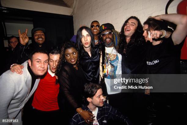 Photo of Andrew INNES and Robert YOUNG and George CLINTON and Bobby GILLESPIE and PRIMAL SCREAM and Henry OLSEN and George CLINTON and Denise JOHNSON...
