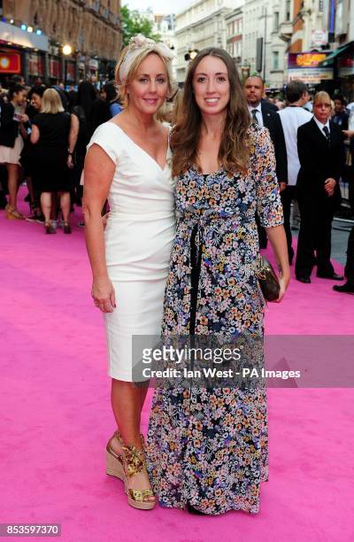 Shirlie Holliman and Harleymoon Kemp attending the Walking On Sunshine premiere at Vue West End, Leicester Square, London.