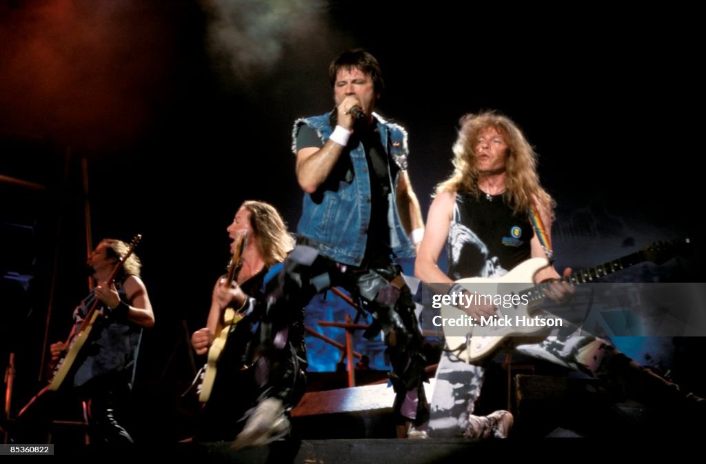 Photo of Janick GERS and Bruce DICKINSON and IRON MAIDEN