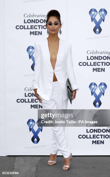 Cara Santana arrives at One For The Boys charity fashion ball in London.