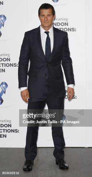 Bear Grylls arrives at One For The Boys charity fashion ball in London.