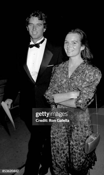 Robert F. Kennedy Jr. And Emily Ruth Black attend "Gorillas In The Mist" World Premiere on September 14, 1988 at the Beekman Theater in New York City.