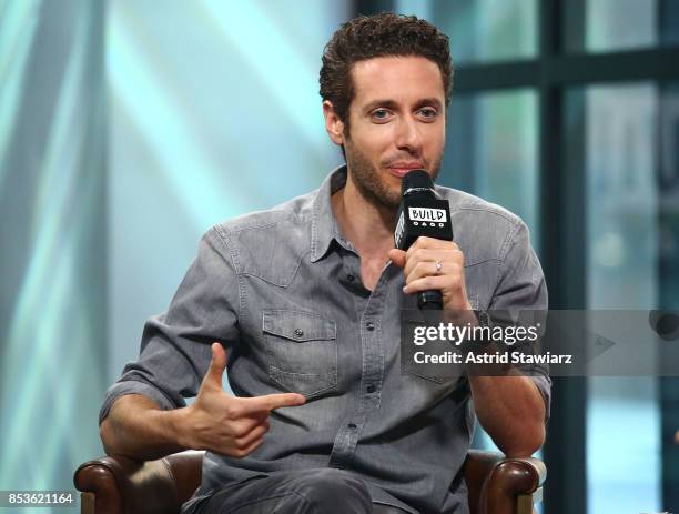 Actor Paulo Costanzo discusses his show "Designated Survivor" at Build Studio on September 25, 2017 in New York City.