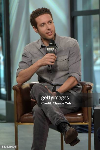 Paulo Costanzo attends Build series to discuss "Designated Survivor" at Build Studio on September 25, 2017 in New York City.