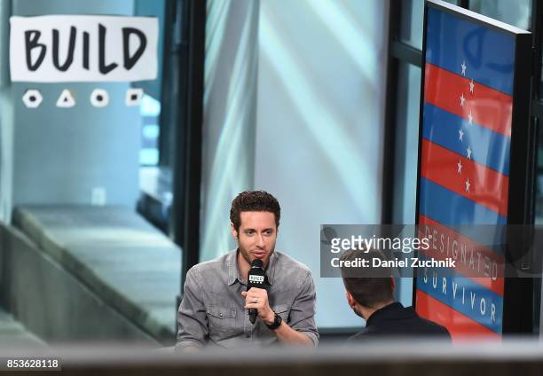 Paulo Costanzo attends the Build Series to discuss his show 'Designated Survivor' at Build Studio on September 25, 2017 in New York City.