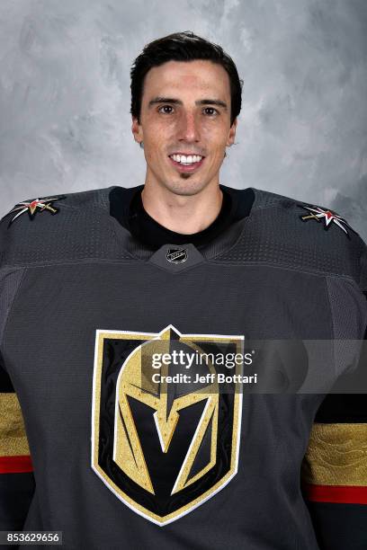 Marc-Andre Fleury of the Vegas Golden Knights poses for his official headshot for the 2017-2018 season on September 14, 2017 at the City National...