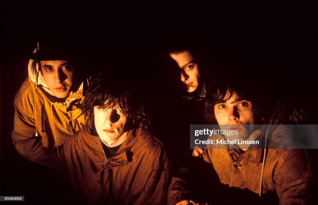 Judith Riley Stone Roses HILVERSUM, NETHERLANDS - English rock group The Stone Roses posed in ...