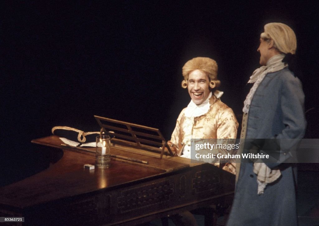 Actor Callow in a scene from the play 'AMADEUS'; with... Fotografía de - Getty Images