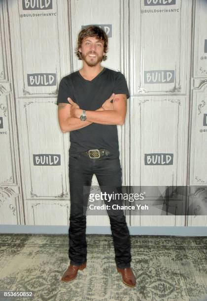 Chris Janson attends Build series to discuss his new album "Everybody" at Build Studio on September 25, 2017 in New York City.