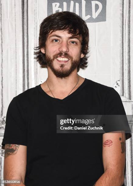 Musician Chris Janson attends the Build Series to discuss his new album 'Everybody' at Build Studio on September 25, 2017 in New York City.