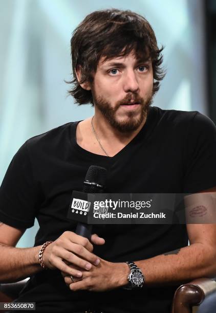 Musician Chris Janson attends the Build Series to discuss his new album 'Everybody' at Build Studio on September 25, 2017 in New York City.