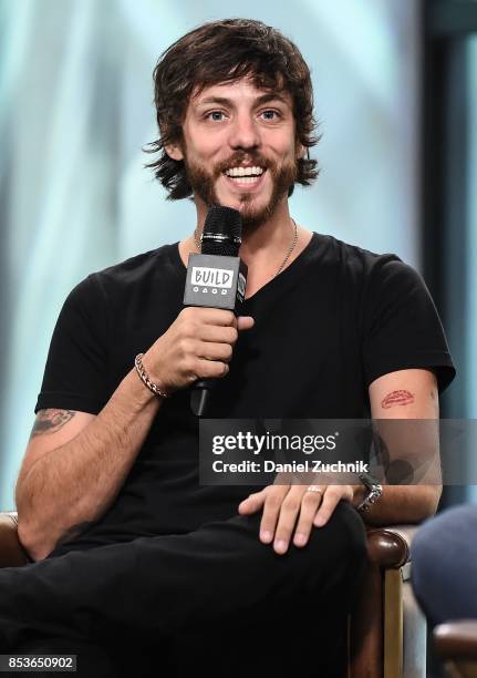 Musician Chris Janson attends the Build Series to discuss his new album 'Everybody' at Build Studio on September 25, 2017 in New York City.