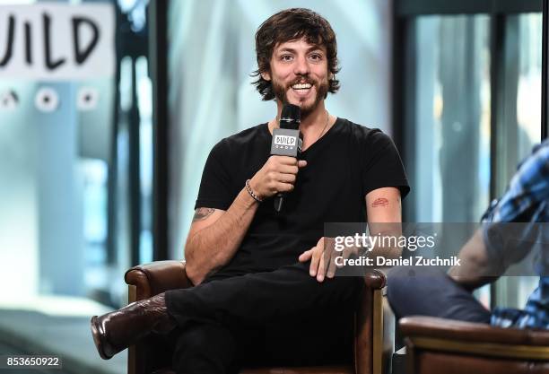 Musician Chris Janson attends the Build Series to discuss his new album 'Everybody' at Build Studio on September 25, 2017 in New York City.