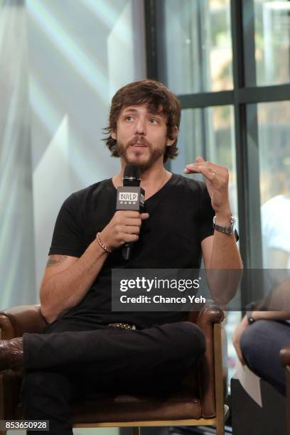 Chris Janson attends Build series to discuss his new album "Everybody" at Build Studio on September 25, 2017 in New York City.