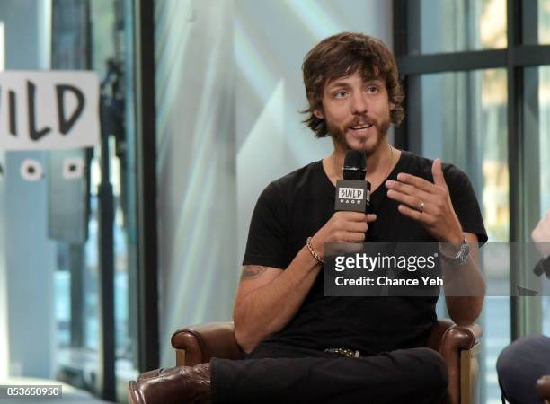 Chris Janson attends Build series to discuss his new album "Everybody" at Build Studio on September 25, 2017 in New York City.