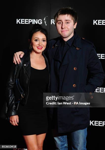 James Buckley and his wife Clair Meek attending the Keeping Rosy premiere at the Hackney Picturehouse, east, London. PRESS ASSOCIATION Photo. Picture...