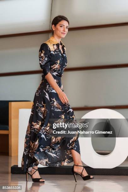 Barbara Lennie attends 'Una Especie de Familia' photocall during 65th San Sebastian Film Festival on September 25, 2017 in San Sebastian, Spain.