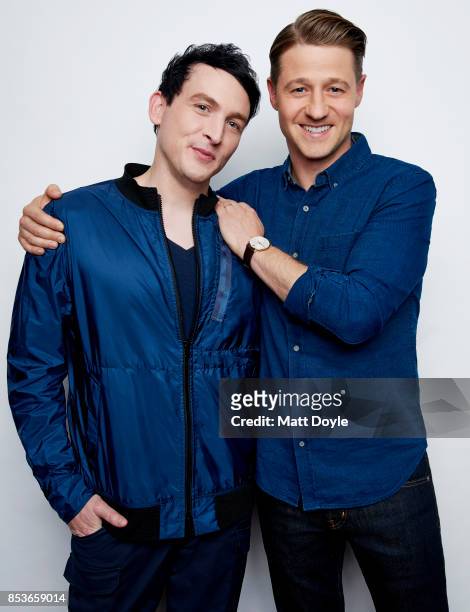 Robin Lord Taylor and Ben McKenzie of FOX's 'Gotham' pose for a portrait at the Tribeca TV festival at Cinepolis Chelsea on September 23, 2017.
