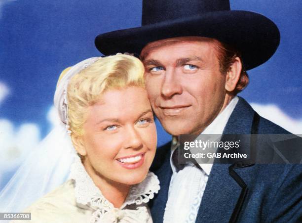 Photo of Doris DAY and Howard KEEL; in 'Calamity Jane' with Doris Day