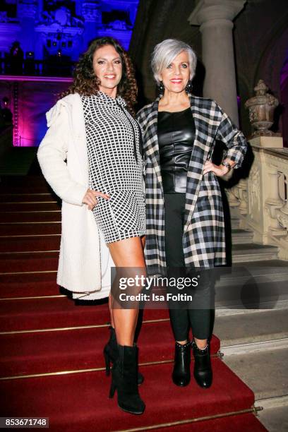 German actress Christine Neubauer and German presenter Birgit Schrowange during the Minx Fashion Night in favour of 'Sauti Kuu' of Auma Obama at...