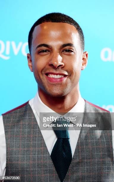 Marvin Humes arriving at the Arqiva Commercial Radio Awards at the Westminster Bridge Park Plaza Hotel, London. PRESS ASSOCIATION Photo. Picture...