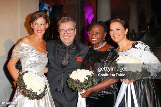 Minx Designer Eva Lutz, Reinhard Maetzler, Auma Obama, halfsister of former US president Barack Obama and Luxembourgian presenter Desiree Nosbusch...