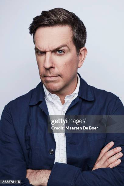 Ed Helms from the film 'Chappaquiddick' poses for a portrait during the 2017 Toronto International Film Festival at Intercontinental Hotel on...