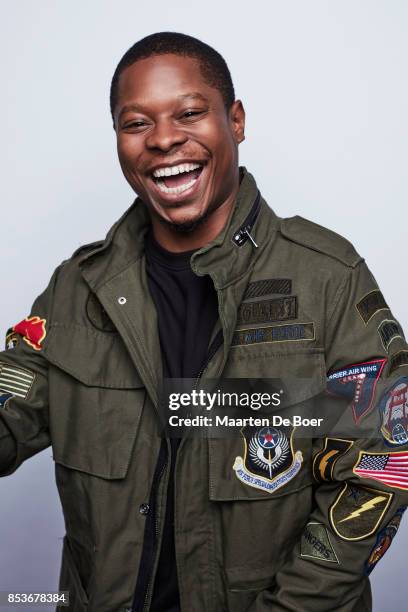 Jason Mitchell from the film 'Mudbound' poses for a portrait during the 2017 Toronto International Film Festival at Intercontinental Hotel on...