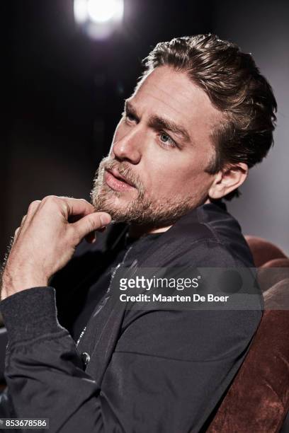 Charlie Hunnam from the film 'Papillon' poses for a portrait during the 2017 Toronto International Film Festival at Intercontinental Hotel on...
