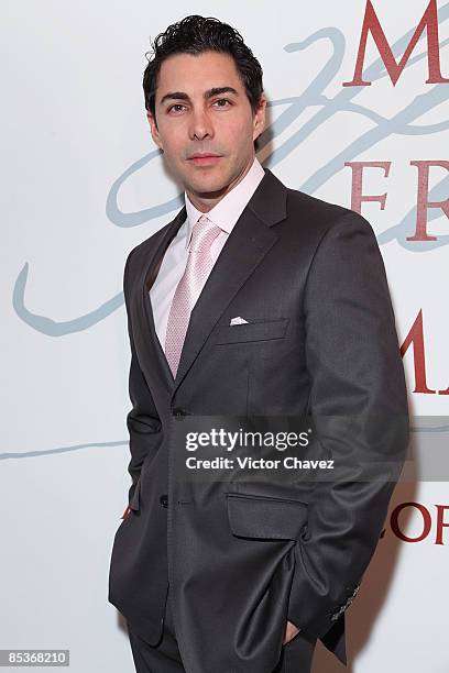 Fashion designer Nicolas Felizola attends Barbie's 50th Anniversary Exhibition at Museo Franz Mayer on March 9, 2009 in Mexico City.