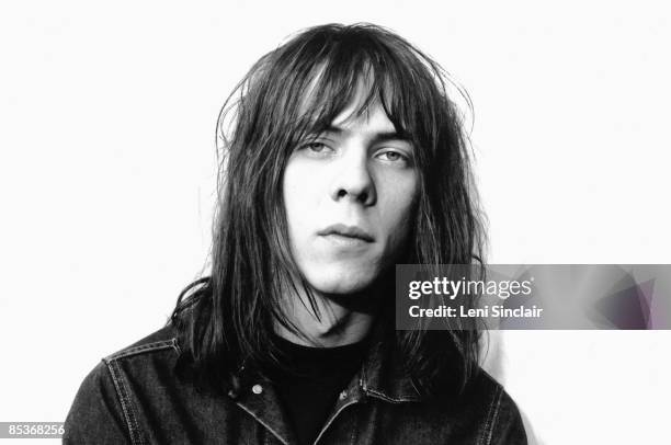 Guitarist Fred "Sonic" Smith of the group MC5 poses for a portrait in 1968 in Detroit, Michigan.