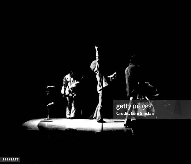 The rock group MC5 perform live at the Ford Auditorium in 1967 in Detroit, Michigan.