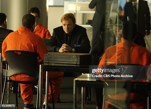 Sink Or Swim" -- Pictured Adam Rodriguez as Eric Delko and David Caruso as Horatio Caine, on CSI: MIAMI, Monday, March 2 on the CBS Television...