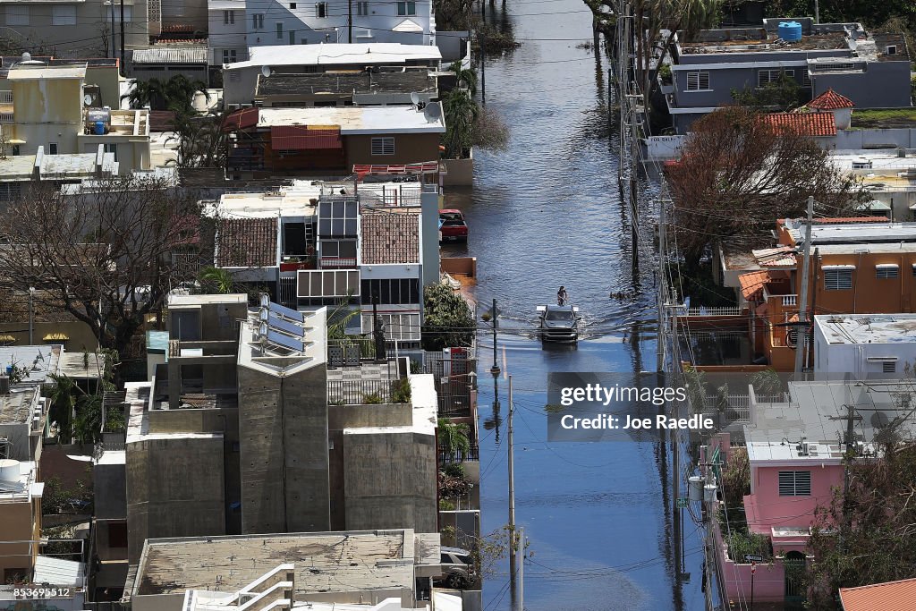 Puerto Rico Faces Extensive Damage After Hurricane Maria