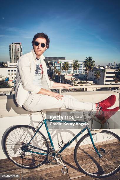 Actor Thomas Middleditch is photographed for Flood Magazine on February 15, 2017 in Los Angeles, California.