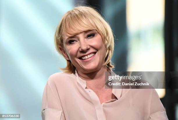 Anne Heche attends the Build Series to discuss the new show 'The Brave' at Build Studio on September 25, 2017 in New York City.