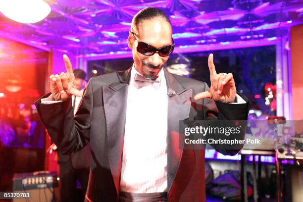 Snoop Dogg during the taping of Snoop Dogg's "Dogg After Dark", a new weekly variety talk show, at Kress in Hollywood, CA on March 4, 2009. "Dogg...