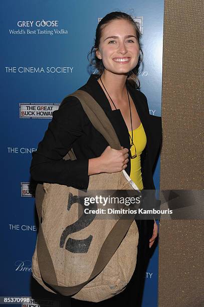 Lauren Bush attends The Cinema Society and Brooks Brothers screening of "The Great Buck Howard" at the Tribeca Grand Screening Room on March 10, 2009...