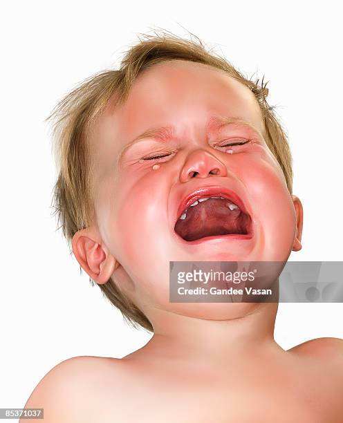 crying baby - gandee stockfoto's en -beelden