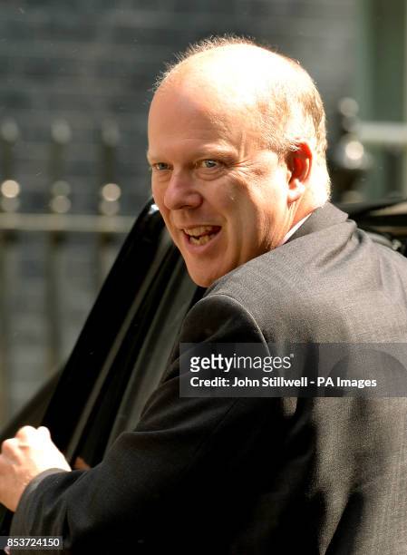 Justice Secretary Chris Grayling arrives in Downing Street, London, where Prime Minister David Cameron chaired a meeting of the government's Cobra...