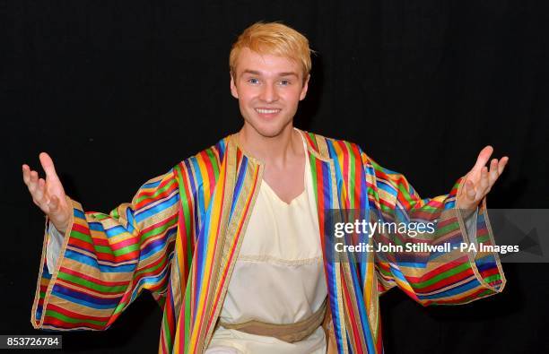 Lloyd Daniels who plays Joseph in the new production of Joseph and the Amazing Technicolor Dreamcoat, during rehearsal for the show in west London....