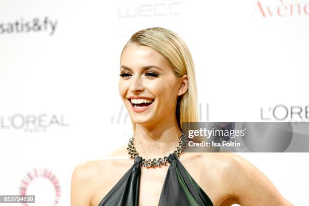 Model Lena Gercke attends the Dreamball 2017 at Westhafen Event & Convention Center on September 20, 2017 in Berlin, Germany.