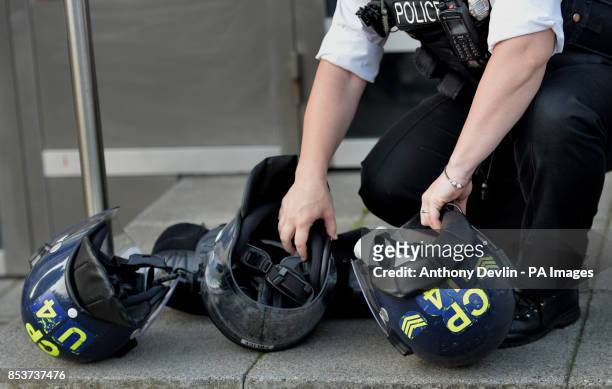 City of London Police execute a warrant at an address in Peckham, London, in connection with a criminal ring linking Russian hackers and ID thieves...