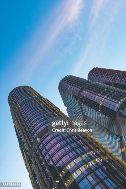 office buildings at barangaroo - barangaroo stock pictures, royalty-free photos & images