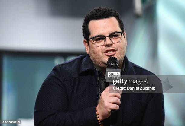 Josh Gad attends the Build Series to discuss the new movie 'Marshall' at Build Studio on September 25, 2017 in New York City.