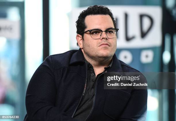 Josh Gad attends the Build Series to discuss the new movie 'Marshall' at Build Studio on September 25, 2017 in New York City.